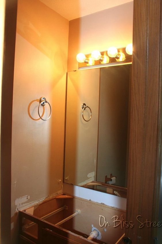 300 complete diy powder room remodel, bathroom ideas, home improvement, small bathroom ideas