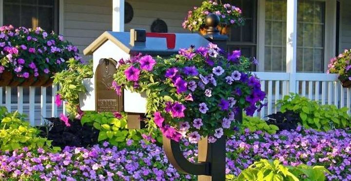 boost your curb appeal with these 5 fun mailbox decorating ideas, curb appeal, flowers, gardening