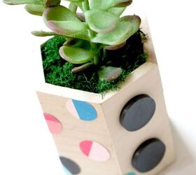 diy magnetic hexagon planters, container gardening, crafts, gardening, home decor, how to