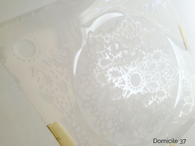 how to stencil diy wall art and stencil giveaway, how to, painting, wall decor