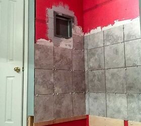 diy tile shower before and after, bathroom ideas, home improvement, tiling