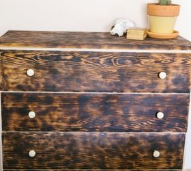 how to wood burn furniture shou sugi ban, bedroom ideas, how to, painted furniture, repurposing upcycling, woodworking projects