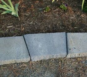 clever garden edging ideas, concrete masonry, gardening