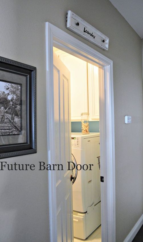 maximize a small space with barn doors, doors, laundry rooms
