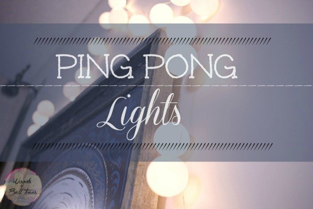 luces de fiesta de ping pong