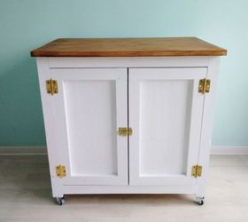 diy rolling cabinet, diy, painted furniture, rustic furniture, woodworking projects
