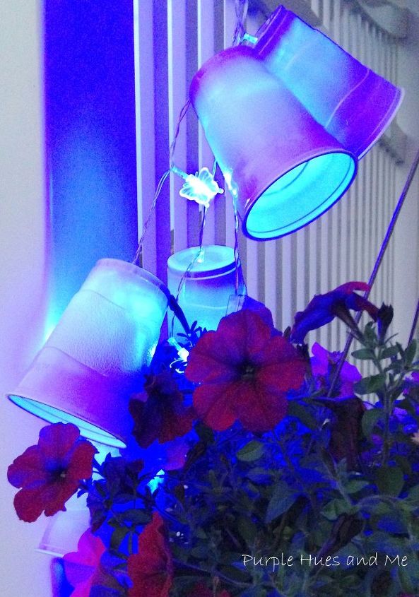 diy party cup led lights garland, crafts, how to, lighting, outdoor living, repurposing upcycling