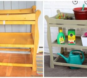 A Changing Table Becomes a Potting Bench
