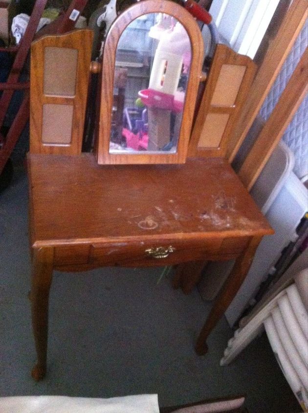 q how to restore a vanity for little girl, bedroom ideas, how to, painted furniture
