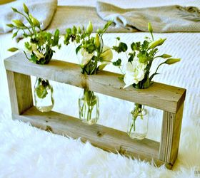 rustic wood centerpiece monthly home depot gift challenge, home decor, how to, woodworking projects
