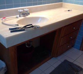Updating 60's Bathroom Vanity
