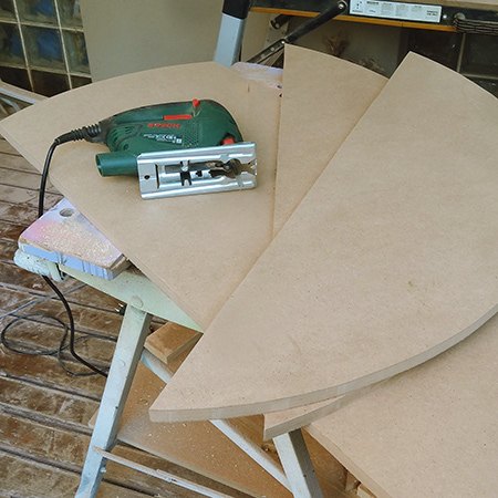 easy way to make a drop leaf table, diy, how to, painted furniture, woodworking projects
