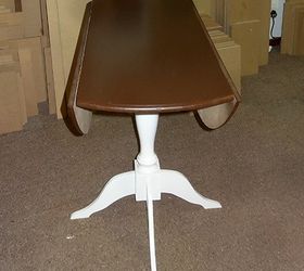 easy way to make a drop leaf table, diy, how to, painted furniture, woodworking projects, easy drop leaf dining table