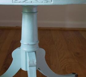 old tiered table makeover, painted furniture