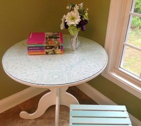 A Little Ikea Table Gets a Big Makeover - CES Stephanie's Lace Allover