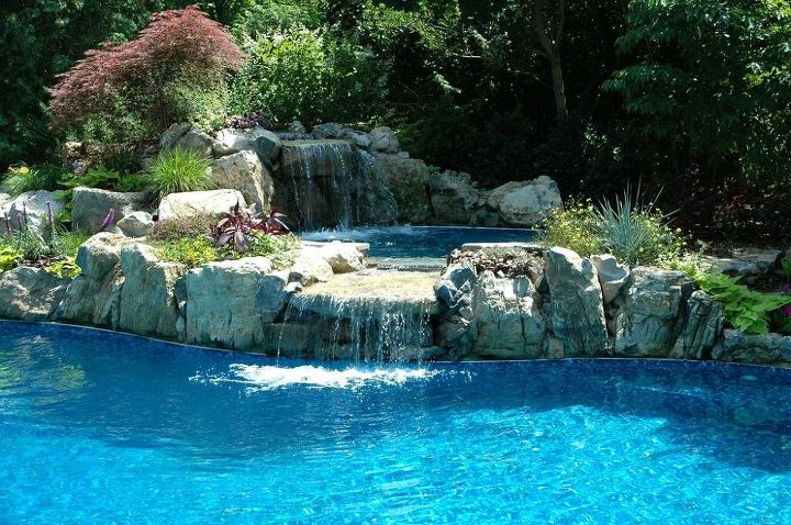 idyllic beautiful backyards, landscape, ponds water features, pool designs, Landscaping for Visual Impact