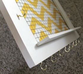 diy picture frame jewelry organizer, how to, organizing, repurposing upcycling