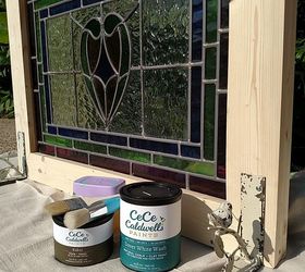 from stain glass to fireplace screen, chalk paint, fireplaces mantels, repurposing upcycling, windows