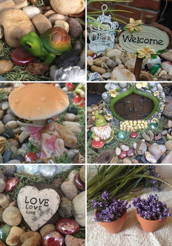 repurposed bird bath to fairy garden, container gardening, gardening, outdoor living, repurposing upcycling