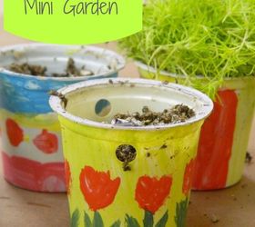 upcycled k cup mini garden tutorial, container gardening, crafts, gardening, how to, repurposing upcycling