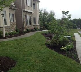 front yard landscape installation, curb appeal, gardening, landscape