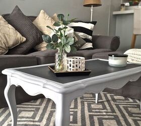 coffee table update, chalk paint, painted furniture