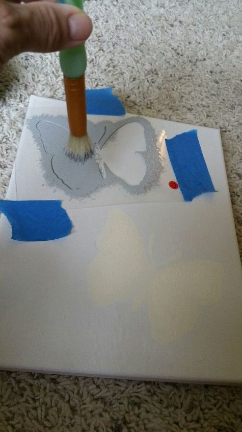 A Little BATHROOM Artwork Thanks to Cutting Edge Stencils & Hometalk
