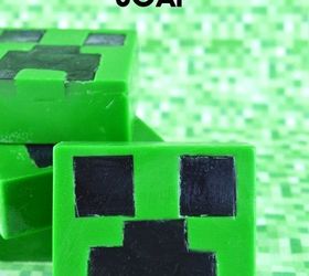 homemade minecraft creeper soap, crafts, how to