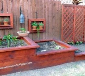 creating a rustic vintage side yard garden, fences, gardening, outdoor living, repurposing upcycling, woodworking projects