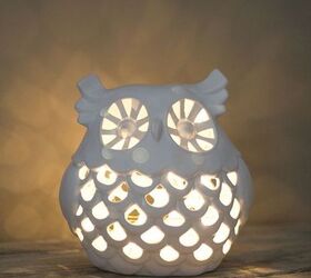 diy upcycled owl nightlight, crafts, how to, lighting, repurposing upcycling