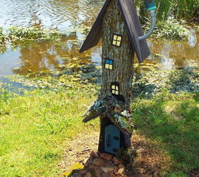 fairy house from a stump