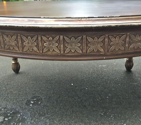habitat restore coffee table gets a french connection, chalk paint, outdoor furniture, painted furniture