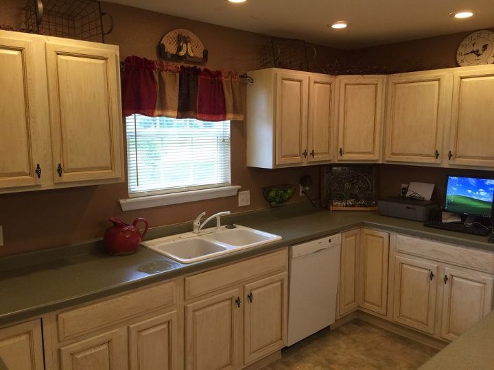 kitchen cabinets makeover with milk paint | hometalk