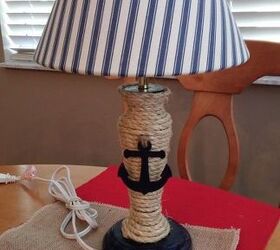 cute nautical lamp, crafts, how to, lighting, After completed