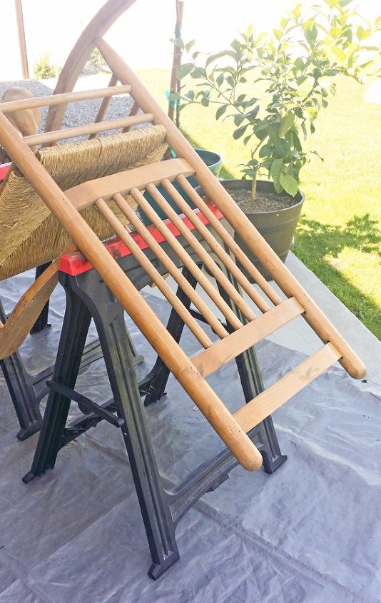 rocking chair makeover, outdoor furniture, painted furniture