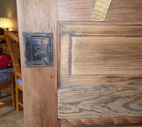 industrial spool to hall tree, doors, how to, repurposing upcycling