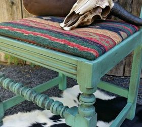 a southwestern chair makeover, painted furniture, rustic furniture, reupholster