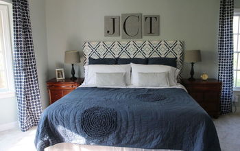 Calming Blue and Gray Master Bedroom Remodel