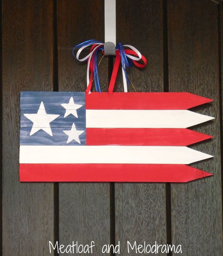 decoracin de la bandera americana patritica