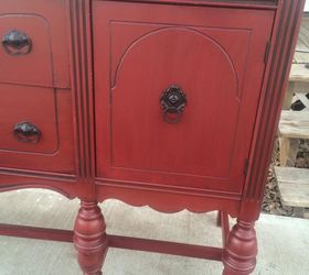 painted vintage buffet, painted furniture