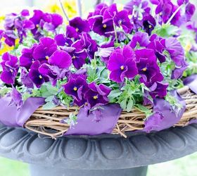 how to create a gorgeous pansy outdoor planter in four easy steps