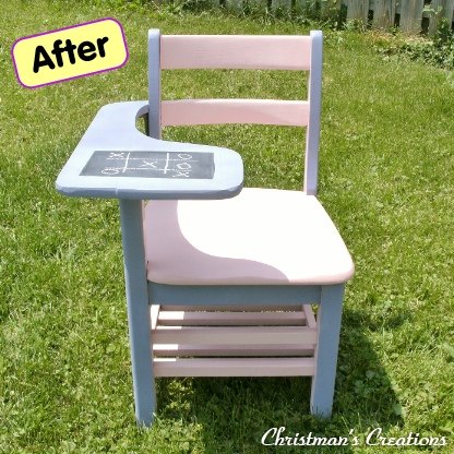 cadeira de mesa antiga renovada