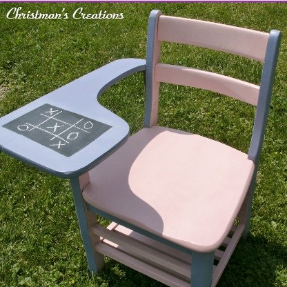 cadeira de mesa antiga renovada