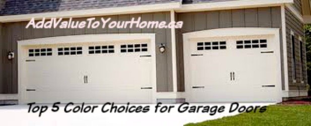 las 5 mejores opciones de color para las puertas de garaje