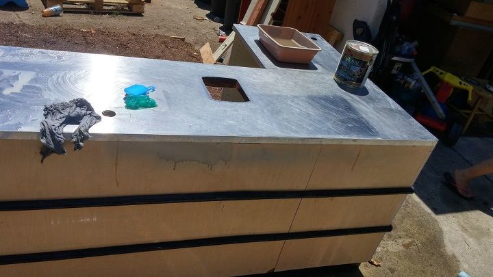 q how to resurface an outdoor bar, outdoor furniture, outdoor living, painted furniture, repurposing upcycling