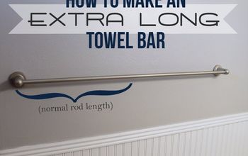 Make An Extra Long Towel Bar