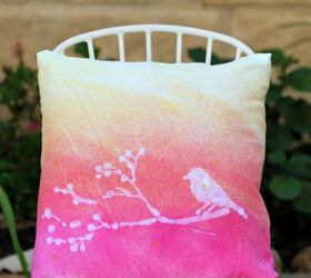 tie dye technique create designs with glue and stencils, crafts, how to, repurposing upcycling, reupholster