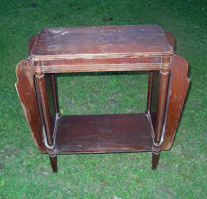 any ideas on how to refurbish this little side table