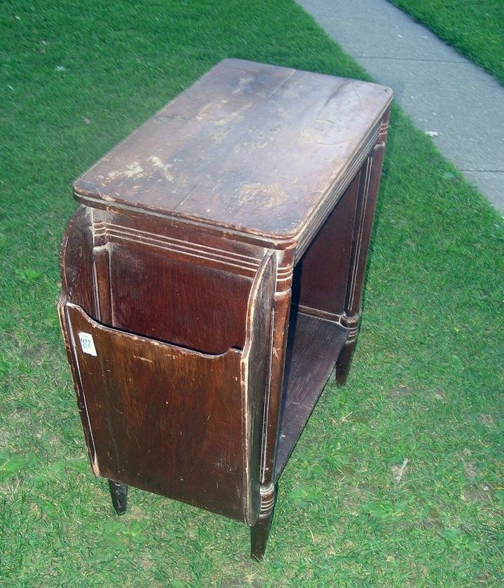 any ideas on how to refurbish this little side table