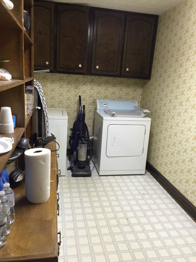q suggestions for laundry corner pantr help, closet, kitchen design, laundry rooms, storage ideas, Overview when u walk in